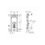 ΚΑΖΑΝΑΚΙ-ΕΝΤΟΙΧ/ΝΟ-458.127.00.1-GEBERIT-12CM-DELTA-ΓΥΨΟΣΑΝΙΔΑ