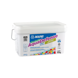 Ελαστική, υγρή μεμβράνη για στεγάνωση Aquadefense Zero Mapelastic 15kg Mapei