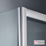 Καμπίνα Ντουζιέρας Ημικυκλική Starlet Quadrant 80 (77-79cm) Fabric Chrome - Image 4