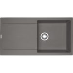 Νεροχύτης κουζίνας ένθετος γρανιτένιος Stone Grey Maris MRG 611 97 97×50cm – 114.0066.570 Franke 1 min