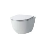 ΣΕΤ ΛΕΚΑΝΗ ΚΡΕΜΑΣΤΗ PRO ΜΕ ΚΑΛΥΜΜΑ SLIM SOFT CLOSE RIMLESS 8.2096.6.000.000.1