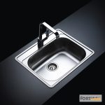Νεροχύτης Fortinox Valley (60x50cm) Inox Λείος - Image 2
