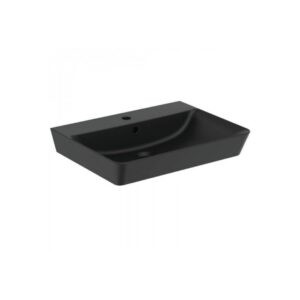 WALL-MOUNTED SINK 60×46 IDEAL STANDARD CONNECT AIR SILK BLACK E0298V3