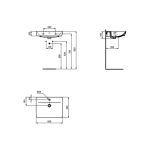 ΝΙΠΤΗΡΑΣ ΕΠΙΤΟΙΧΟΣ 60×46 IDEAL STANDARD CONNECT AIR SILK BLACK E0298V3