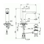 ΜΠΑΤΑΡΙΑ ΝΙΠΤΗΡΟΣ GRANDE BRUSHED GOLD IDEAL STANDARD A7012A2 CONNECT AIR (2)