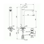 ΜΠΑΤΑΡΙΑ ΝΙΠΤΗΡΟΣ ΕΛΕΥΘΕΡΗΣ ΤΟΠΟΘΕΤΗΣΗΣ BRUSHED GOLD IDEAL STANDARD A7025A2 CONNECT AIR