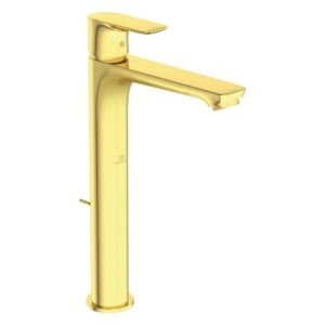 SINK FAUCET FREE MOUNTING IDEAL STANDARD CERAFINE D BC494AA BRUSHED GOLD IDEAL STANDARD A7025A2 CONNECT AIR