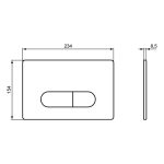 ΠΛΑΚΕΤΑ ΓΙΑ ΕΝΤΟΙΧΙΖΟΜΕΝΟ ΚΑΖΑΝΑΚΙ . IDEAL STANDARD OLEAS M1 ΧΡΩΜΕ R0115AA