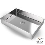 ALDO 55x38 VOSS INOX BRUSHED