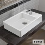 TETRA 45x28 1 οπή SEREL WHITE 2