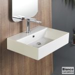 TETRA N 50x42 1 οπή BIANCO CERAMICA WHITE