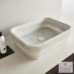 ΜΑΡΜΑΡΙΝΟΣ GAIA 60x38 H.14 FOSSIL CARRARA NUOVO 2