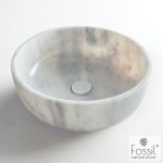 ΜΑΡΜΑΡΙΝΟΣ THALO Φ39 H.14 FOSSIL CARRARA NUOVO 3