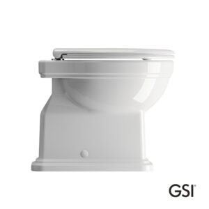 CLASIC 54 White Glossy Υψηλής Πίεσης Πισωστόμια με κάλυμμα Soft Close GSI 2