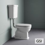 CLASIC 54 White Glossy Υψηλής Πίεσης Πισωστόμια με κάλυμμα Soft Close GSI 3