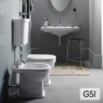 CLASIC 54 White Glossy Υψηλής Πίεσης Πισωστόμια με κάλυμμα Soft Close GSI 4