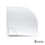 FLOW 90x90 FLOW Φ90 SIRENE WHITE