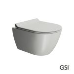 PURA 50 Swirlflush® Cenere με κάλυμμα Slim Soft Close GSI