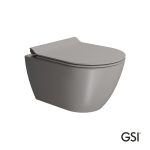 PURA 50 Swirlflush® Tortora με κάλυμμα Slim Soft Close GSI