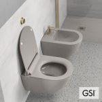 PURA 50 Swirlflush® Tortora με κάλυμμα Slim Soft Close GSI 2