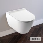 ΚΡΕΜ.ΛΕΚ.SP26 RIMLESSΚΑΛ.9001SC SLIM SOFT CLOSE SEREL WHITE