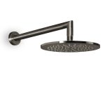 Ντους Brass Φ225εκ. με μπράτσο τοίχου BLACK BRUSHED