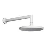 Ντους Φ20εκ. με μπράτσο τοίχου White Matt