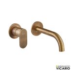 .ΝΙΠΤ. ΤΟΙΧΟΥ SLIM VICARIO ANTIQUE BRASS