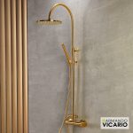 .ΝΤΟΥΖΕΠΕΚΤ.ΚΟΛΩΝΑΚΕΦΑΛΗ SLIM VICARIO BRUSHED GOLD