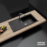 κουζίνας γρανίτη 100x50εκ. cristalite element χρώμα nero 1