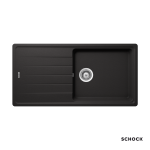 κουζίνας γρανίτη 100x50εκ. cristalite element χρώμα nero