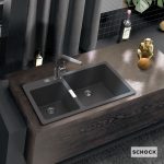 κουζίνας γρανίτη 86x50εκ. cristadur mono χρώμα puro 1