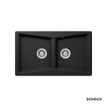 κουζίνας γρανίτη 86x50εκ. cristalite city χρώμα nero