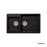 κουζίνας γρανίτη 86x50εκ. cristalite element χρώμα nero