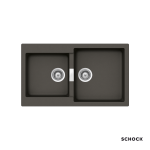 κουζίνας γρανίτη 86x50εκ. cristalite manhattan χρώμα asphalt