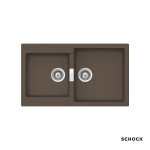 κουζίνας γρανίτη 86x50εκ. cristalite manhattan χρώμα mocha