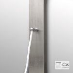 ΝΤΟΥΖ THEA ΜΕ ΜΙΚΤΗ ICOS ΕΠΙΤΟΙΧΗ ΥΨΟΣ 190 εκ. INOX 4