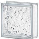 Υαλότουβλο Μπαμπλ Φυσαλίδα Άχρωμο 19×19 cm