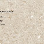 CANDIA NEUTRAL MOSAIC BEIGE 60X120 MAT RET 1