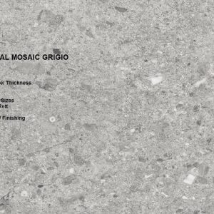 CANDIA NEUTRAL MOSAIC GRIGIO 60X120 MAT RET 1