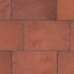 Γωνιασμένες πλάκες Φωτιάς 40x60cm από φυσικό κόκκινο σχιστόλιθο για κήπους, διαδρόμους και εξωτερικά δάπεδα.