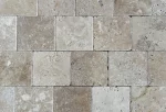 Κυβόλιθος Τραβερτίνο Αντίκ 15,25×15,25×3cm από φυσικό πωρόλιθο για επενδύσεις τοίχων και διακοσμητικές εφαρμογές