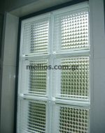 Υαλότουβλα ριγέ ψιλόριγα εφαρμογή mellios