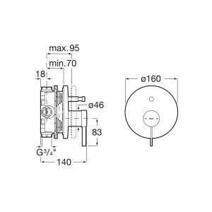 εντοιχ μπαταρια 2 εξοδων rose gold ona A5A0B9ERG0 2