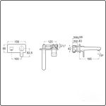 εντοιχ μπαταρια νιπτηρα χρωμε l20 A5A3L09C00 2