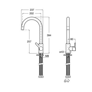 μπατ κουζινας mencia γκρι με ρουξουνι 04 04 442 2