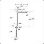 μπατ νιπτηρος χρωμε cala ψηλη 04 02 753 2