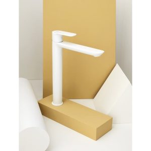 μπαταρια νιπτηρος ψηλη λευκη ματ cala A5A346EB00 3