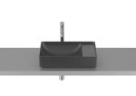 νιπτηρας επικαθημενος ona black mat roca A32768C080 1