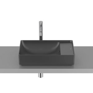 νιπτηρας επικαθημενος ona black mat roca A32768C080 1